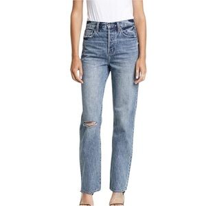 NWT PISTOLA Cassie Super High Rise Straight Leg Jeans In Play Day